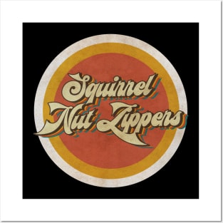circle vintage Squirrel Nut Zippers Posters and Art